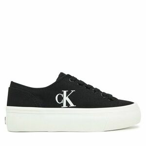 Teniszcipő Calvin Klein Jeans Vulc Flatform Low Cv Mg YW0YW01763 Fekete kép