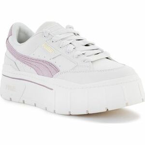 Rövid szárú edzőcipők Puma Mayze Stack Premium Whisper White Lilac 384421-01 kép