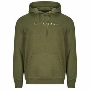 Pulóverek Tommy Jeans TJM REG LINEAR GOLD HOOD EXT kép