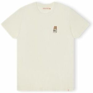 Pólók / Galléros Pólók Rvlt Revolution T-Shirt Regular 1369 FLU - Off White kép