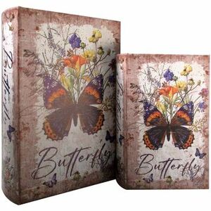 Kosarak és dobozok Signes Grimalt 2U Butterfly Book Box kép