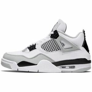 Divat edzőcipők Nike Air Jordan 4 Military Black (GS) kép