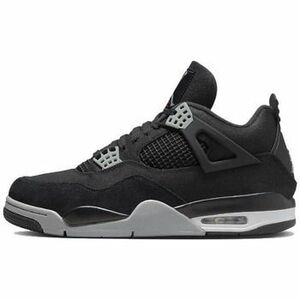 Divat edzőcipők Nike Air Jordan 4 Black Canvas (GS) kép