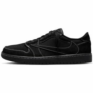 Divat edzőcipők Nike Air Jordan 1 Low SP Travis Scott Black Phantom kép