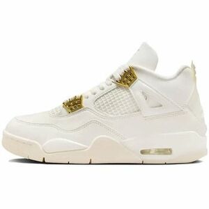 Divat edzőcipők Nike Air Jordan 4 Sail Metallic Gold kép