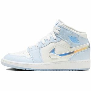 Divat edzőcipők Nike Air Jordan 1 Mid Glitter Swoosh kép