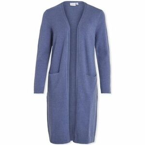 Kabátok Vila Noos Ril Long Cardigan - Bijou Blue kép