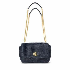 Táska LAUREN RALPH LAUREN Woven Straw Medium Sophee Shoulder Bag 431920043005 Sötétkék kép