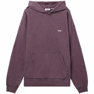 Pulóverek Obey Lowercase pigment hood kép