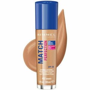 Alapozók Rimmel London Match Perfection Foundation - 402 Bronze kép