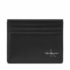 Bankkártya tartó Calvin Klein Jeans Mono Logo Card Case LV04G1029G Fekete kép