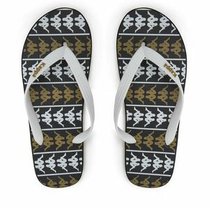 Flip-flops Kappa 371D2UW White - Black - Green Military Színes kép