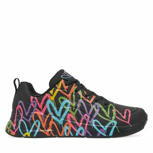 Sportcipők Skechers Uno Lite - Heat of Lights 177977/BKMT Fekete kép