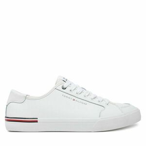 Teniszcipő Tommy Hilfiger Core Corporate Vulc Leather FM0FM05399 Fehér kép