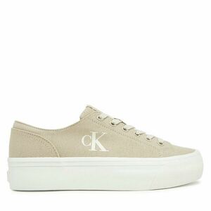 Teniszcipő Calvin Klein Jeans Vulc Flatform Low Cv Mg YW0YW01763 Bézs kép