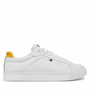 Sportcipők Tommy Hilfiger Icon Court Pinperf Lth FM0FM05483 Fehér kép