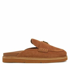 Papucs Tommy Hilfiger Suede Closed Toe Mule FW0FW08583 Barna kép