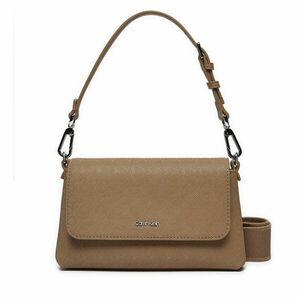 Táska Calvin Klein Ck Must Dbl Strap Mini Bag_Mono K60K613088 Barna kép