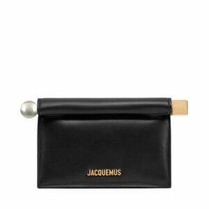 Táska JACQUEMUS La Petite Pochette Rond C 24E241BA392-3171 Fekete kép