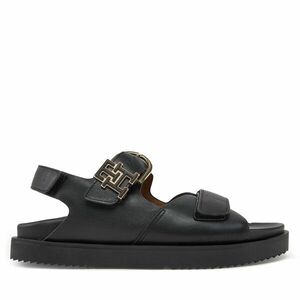 Szandál Tommy Hilfiger Leather Sporty Sandal FW0FW08799 Fekete kép