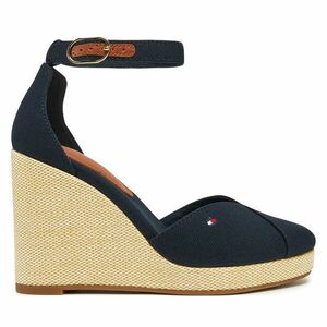 Félcipő Tommy Hilfiger Flag High Wedge Espad Closed Toe FW0FW08494 Sötétkék kép