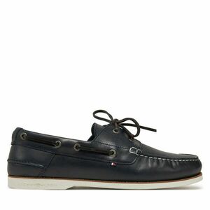 Félcipő Tommy Hilfiger Th Boat Shoe Core Lth FM0FM05569 Sötétkék kép