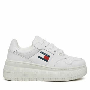 Sportcipők Tommy Jeans Tjw Retro Basket Flatform Ess EN0EN02506 Fehér kép