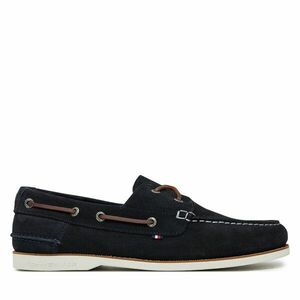 Félcipő Tommy Hilfiger Th Boat Shoe Core Suede FM0FM05387 Sötétkék kép