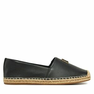 Espadrilles Tommy Hilfiger Th Logo Leather Espadrille FW0FW08540 Fekete kép