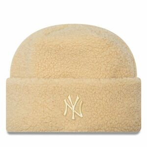 Sapka New Era Borg New York Yankees Cuff Knit Beanie 60580756 Bézs kép