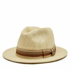 Kalap Brixton Roma Straw Fedora 11614 Barna kép