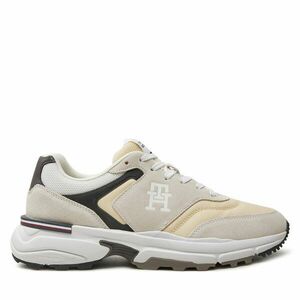 Sportcipők Tommy Hilfiger M Runner X Ventile Mix FM0FM05062 Ekru kép