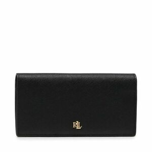 Nagy női pénztárca Lauren Ralph Lauren Slim Wallet Wlt Med 432802917009 Fekete kép