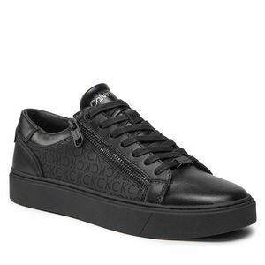 Sportcipők Calvin Klein Low Top Lace Up W Zip Mono HM0HM00282 Fekete kép