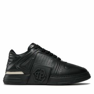 Sportcipők PHILIPP PLEIN Leather Lo-Top Sneakers AACS MSC3843 PLE075N Fekete kép