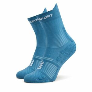 Unisex Magasszárú Zokni Compressport Pro Racing V4.0 Run High XU00046B Kék kép