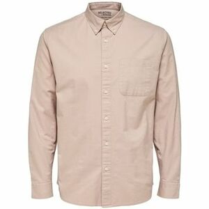 Hosszú ujjú ingek Selected Noos Regrick Oxford Shirt - Shadow Gray kép