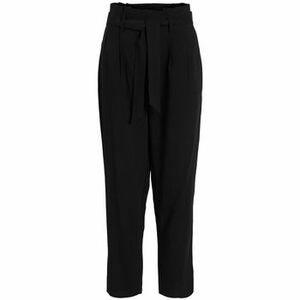 Nadrágok Vila Noos Pants Kaya 7/8 - Black kép