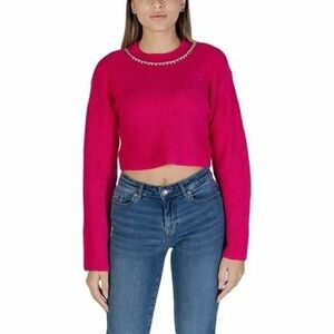 Pulóverek Only Onlgaida Life Ls Crop Emb O-Neck Cc Knt 15324272 kép