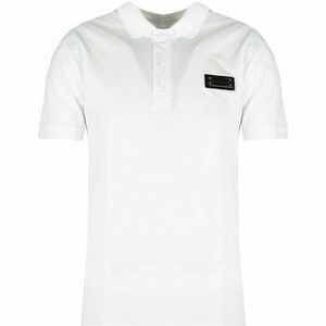 Rövid ujjú galléros pólók Les Hommes LKT500 731U | Slim Fit Pique Polo with Metal Logo kép