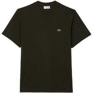 Pólók / Galléros Pólók Lacoste Classic Fit Cotton T-Shirt Dark Khaki Green kép