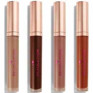 Szájfény Makeup Revolution Set of 4 I Heart Chocolate Gloss - Honeycomb / Mocha / kép