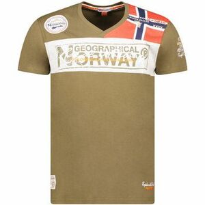 Rövid ujjú pólók Geographical Norway SX1130HGN-Kaki kép