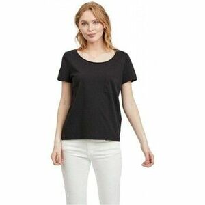 Pulóverek Vila Susette T-Shirt - Black kép