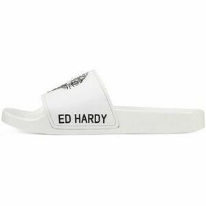 Lábujjközös papucsok Ed Hardy Sexy beast sliders white-black kép