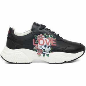 Divat edzőcipők Ed Hardy Insert runner-love black/white kép