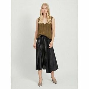 Szoknyák Vila Nitban Midi Skirt - Black kép