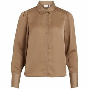 Blúzok Vila Shirt Renny L/S - Walnut kép