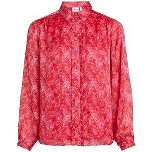 Blúzok Vila Shirt Layla Vie L/S - Pink Yarrow kép