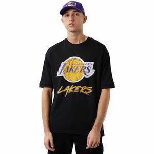 Rövid ujjú pólók New-Era NBA Los Angeles Lakers Script Mesh Tee kép